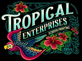 T-Shirt Printer Port Orange, Volusia County, Tropical Enterprises